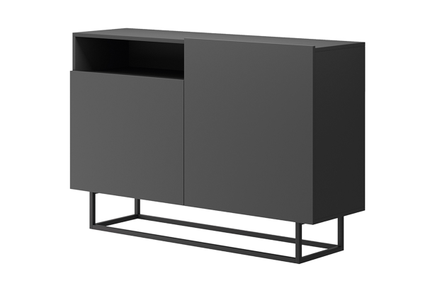 Kommode MOREWA schwarz für Wohnzimmer | www.artigo.at